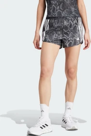 adidas Own The Run Excite Allover Print Aeroready Laufhose kurz schwarz (Damen)