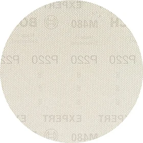 Bosch Professional EXPERT M480 Gewebeschleifblatt K220, 125mm, 5 Stück