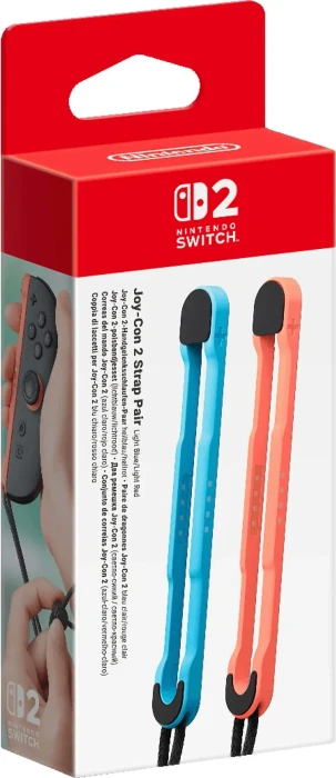Nintendo Joy-Con 2 Handgelenksschlaufen, 2 Stück blau/rot (Switch 2)