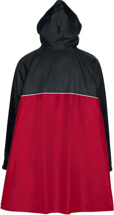 Vaude Valero Poncho rot/schwarz