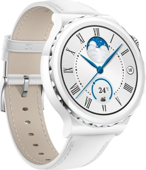 Huawei Watch GT 3 Pro Ceramic 43mm White Leather