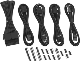 CableMod Classic ModMesh Cable Extension Kit, 8+6 Series, schwarz