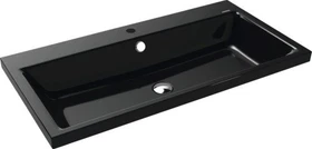 Kaldewei Puro 3155 Aufsatzwaschtisch 90x46x4cm, Perl-Effekt, schwarz