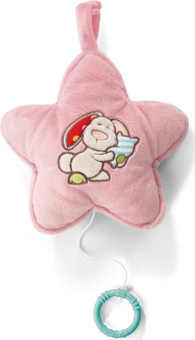 My First NICI Spieluhr Stern mit Hase Tilli 21cm