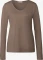 Street One Unifarbe Sweatshirt silk brown (Damen) Vorschaubild
