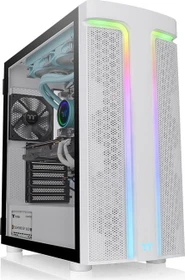 Thermaltake H590 TG ARGB Snow Edition, weiß, Glasfenster (CA-1X4-00M6WN-00)