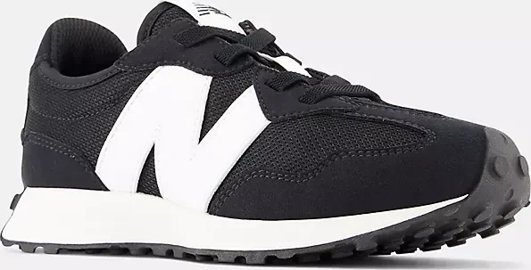 New Balance 327 Bungee Lace schwarz/weiß (Junior)