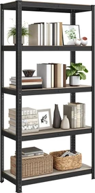 Songmics Schwerlastregal 90x180x40cm schwarz