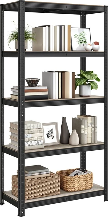 Songmics Schwerlastregal 90x180x40cm schwarz