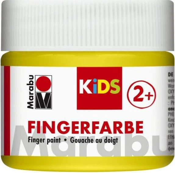 Marabu Kids Fingerfarbe, gelb, 100ml