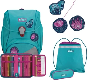 Scout Alpha Dreamworld Schultaschen-Set, 4-tlg.