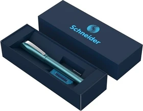 Schneider Ceod Shiny Tintenroller (Patrone) teal, Geschenkbox