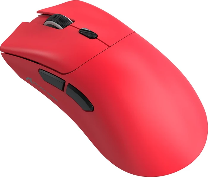 Attack Shark R1 Wireless Gaming Mouse rot, USB/Bluetooth