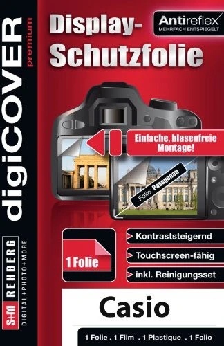 S&M Rehberg Digi-Cover LCD-Schutzfolie für Casio (verschiedene Modelle)