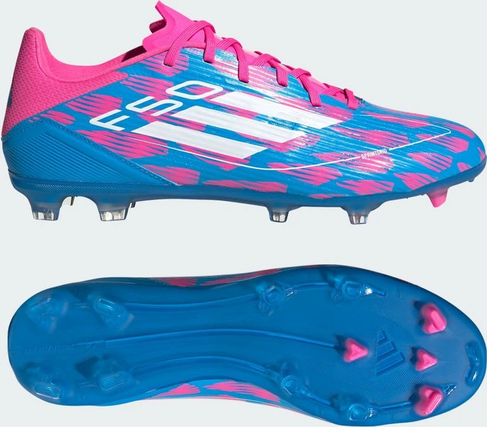 adidas F50 League FG/MG solar blue/cloud white/solar pink