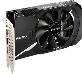 MSI GeForce RTX 3060 Ti Aero ITX 8G OC LHR, 8GB GDDR6, HDMI, 3x DP