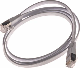 Equip FLAT Flach-Patchkabel, Cat6a, U/FTP, RJ-45/RJ-45, 1m, weiß