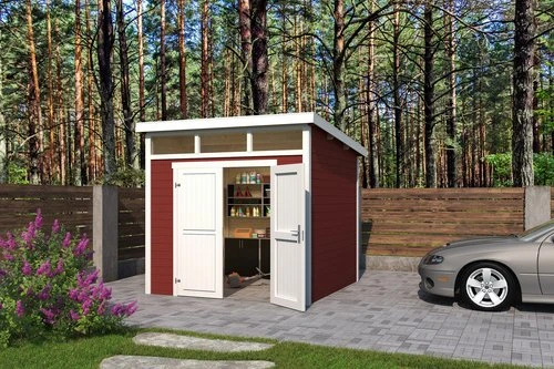 Lasita Maja Kibo 3 Gartenhaus schwedenrot