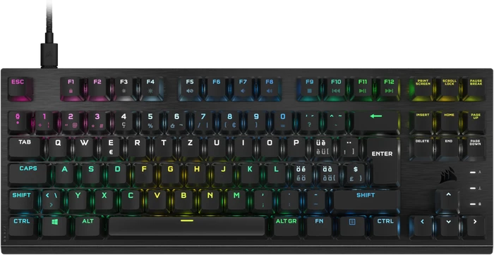 Corsair K60 PRO TKL RGB, Corsair OPX, USB, CH