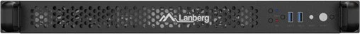 Lanberg Servergehäuse 420/10, schwarz/grau, 1HE, Flex-ATX