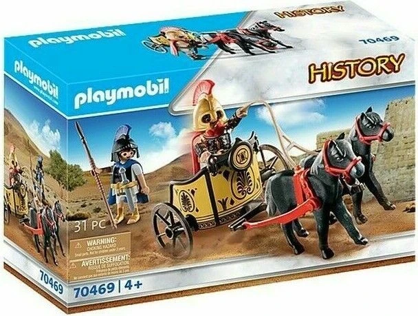 playmobil History Achilles im Streitwagen mit Patroklos