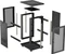 Lanberg 19" Rackschrank 22HE, LCD, freistehend, Flat Pack, V2, Gitternetztür, IP20, RAL 9004, 800mm tief Vorschaubild