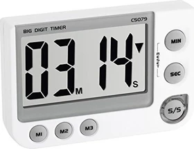TFA Dostmann Digitaler Kitchen Timer weiß