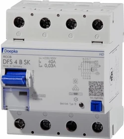 Doepke Fehlerstromschutzschalter DFS 4 040-4/0,03-B SK HD