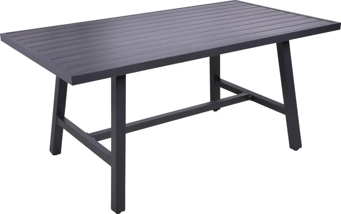 Garden Pleasure Denia Gartentisch 160x89.5cm schwarz