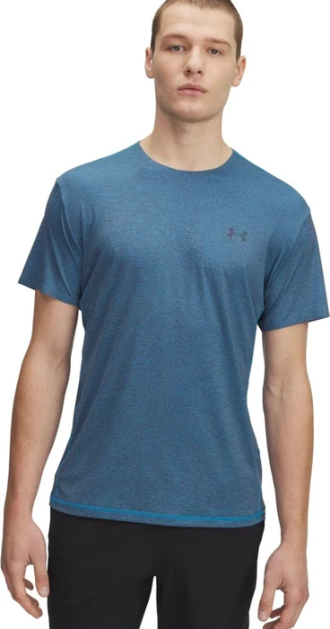 Under Armour Vanish Elite Vent Print Funktionsshirt kurzarm ether blue/iridescent (Herren)