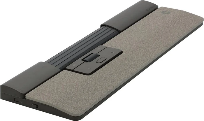 Contour Design SliderMouse Pro Wired Slim Wrist, Stoff hellgrau, USB