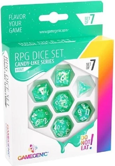 Gamegenic RPG Dice Set Candy-Like Series mint, 7 Stück (GGS50008ML)