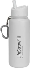 LifeStraw Go Stainless Steel Wasserfilter Trinkflasche 710ml weiß