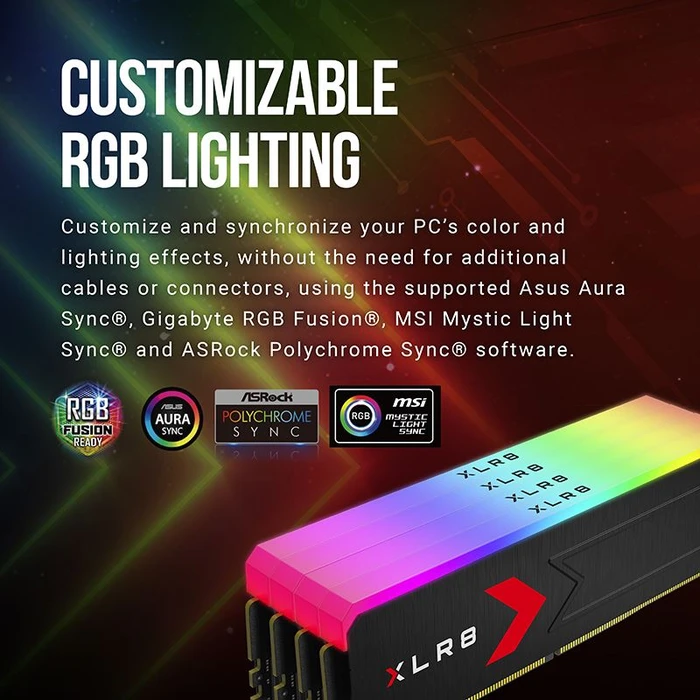 PNY XLR8 Gaming Epic-X RGB UDIMM 32GB Kit, DDR5-6000, CL36-48-48-76