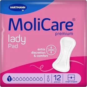 Hartmann MoliCare Premium Lady Pad 3 Tropfen Hygieneeinlage, 12 Stück