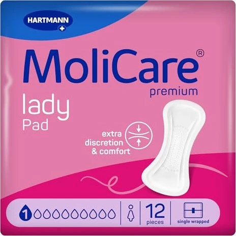 Hartmann MoliCare Premium Lady Pad 3 Tropfen Hygieneeinlage, 12 Stück