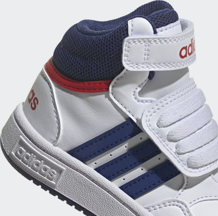 adidas Hoops Mid Baby cloud white/victory blue/better scarlet (Junior)
