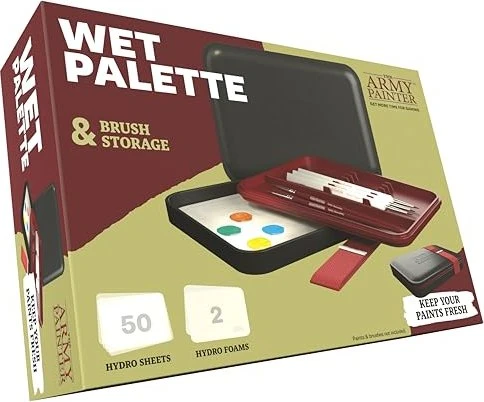 Army Painter Wet Palette & Brush Storage