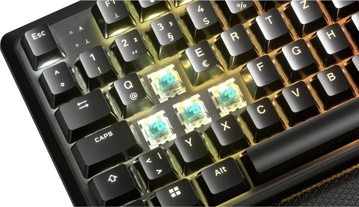Corsair Gaming K70 PRO TKL Magnetic-Mechanical, schwarz, Corsair MGX Hyperdrive, USB, DE