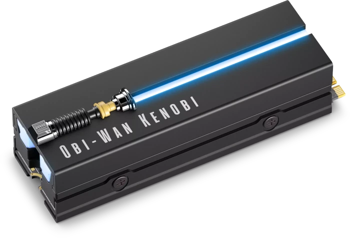 Seagate FireCuda 530 Heatsink SSD +Rescue - Lightsaber Collection Special Edition 2TB, M.2 2280 / M-Key / PCIe 4.0 x4, Kühlkörper