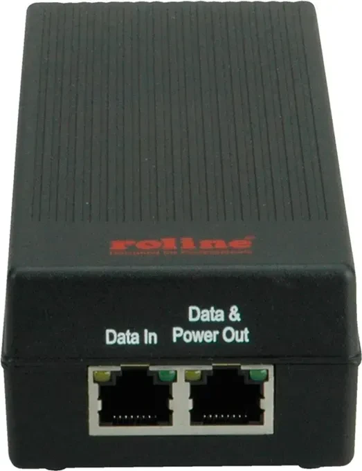 Roline Desktop Gigabit PoE-Injektor, 2x RJ-45, 30W PoE+