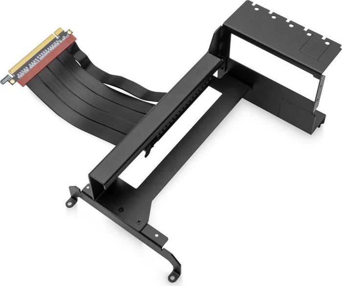 EK Water Blocks EK-Loop Vertical GPU Holder EVO, shifted, inkl. Grafikkarten-Halterung, gewinkelt, PCIe 4.0, 200mm