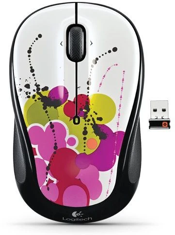 Logitech M325 Wireless Mouse White Ink, USB
