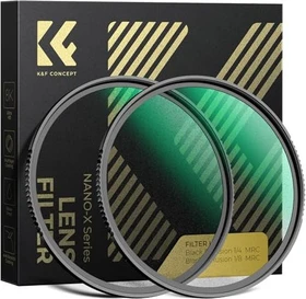 K&F Concept Nano-X Black Mist 1/4 und 1/8 Filter 49mm