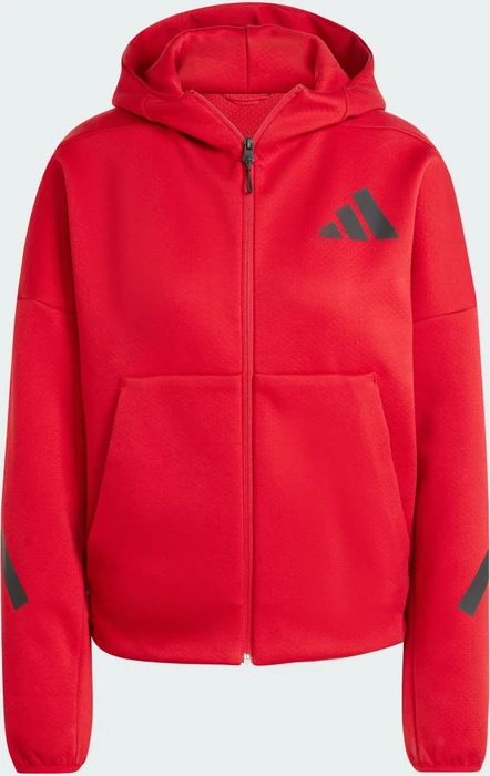 adidas Z.N.E. Zip Hoodie team power red 2 (Damen)
