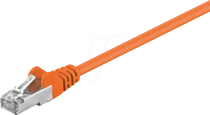 goobay Patchkabel, Cat5e, F/UTP, RJ-45/RJ-45, 3m, orange
