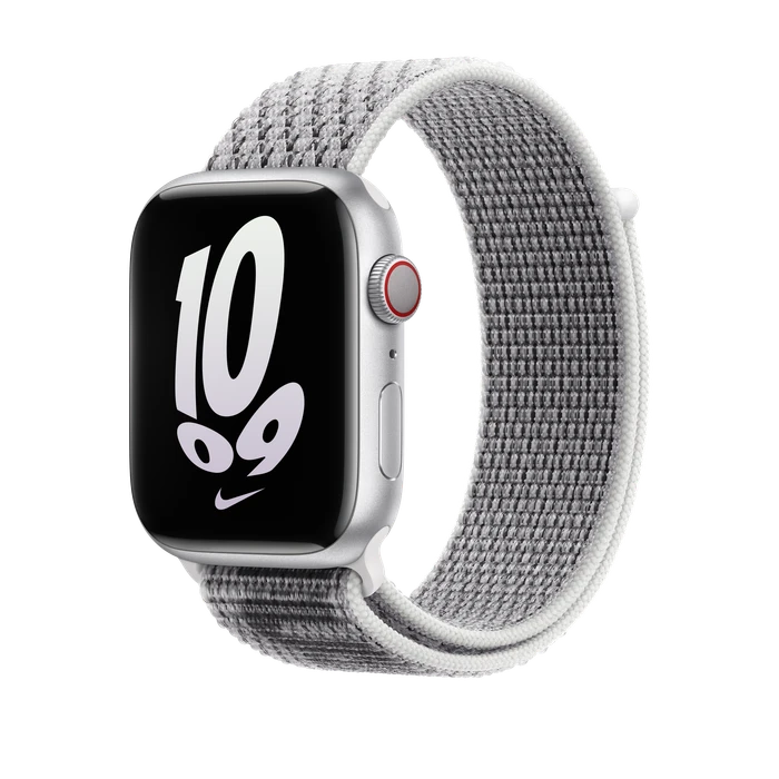 Apple Nike Sport Loop für Apple Watch 45mm Summit White/schwarz