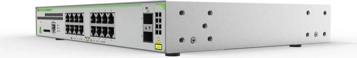 Allied Telesis CentreCOM GS970M Desktop Gigabit Managed Switch, 16x RJ-45, 2x SFP, 247W PoE+