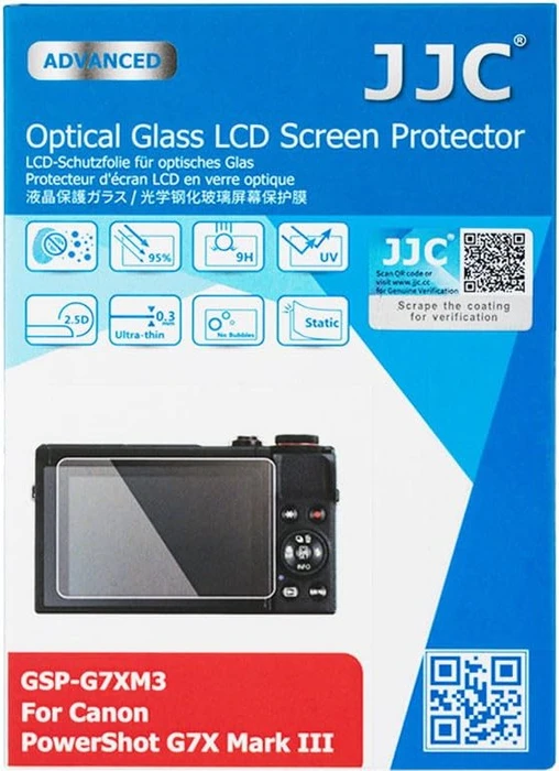 JJC Displayschutz für Canon G7X Mark III, EOS M200, EOS 850D