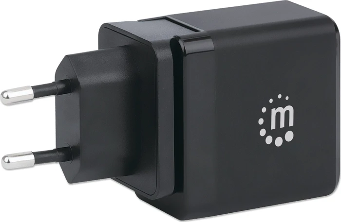 Manhattan GaN Power Delivery USB-Ladegerät 65W schwarz